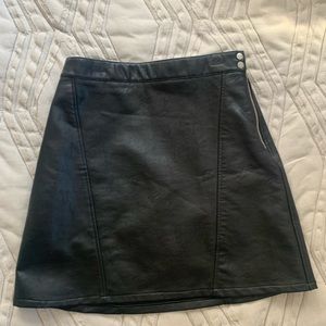 Zara faux leather skirt